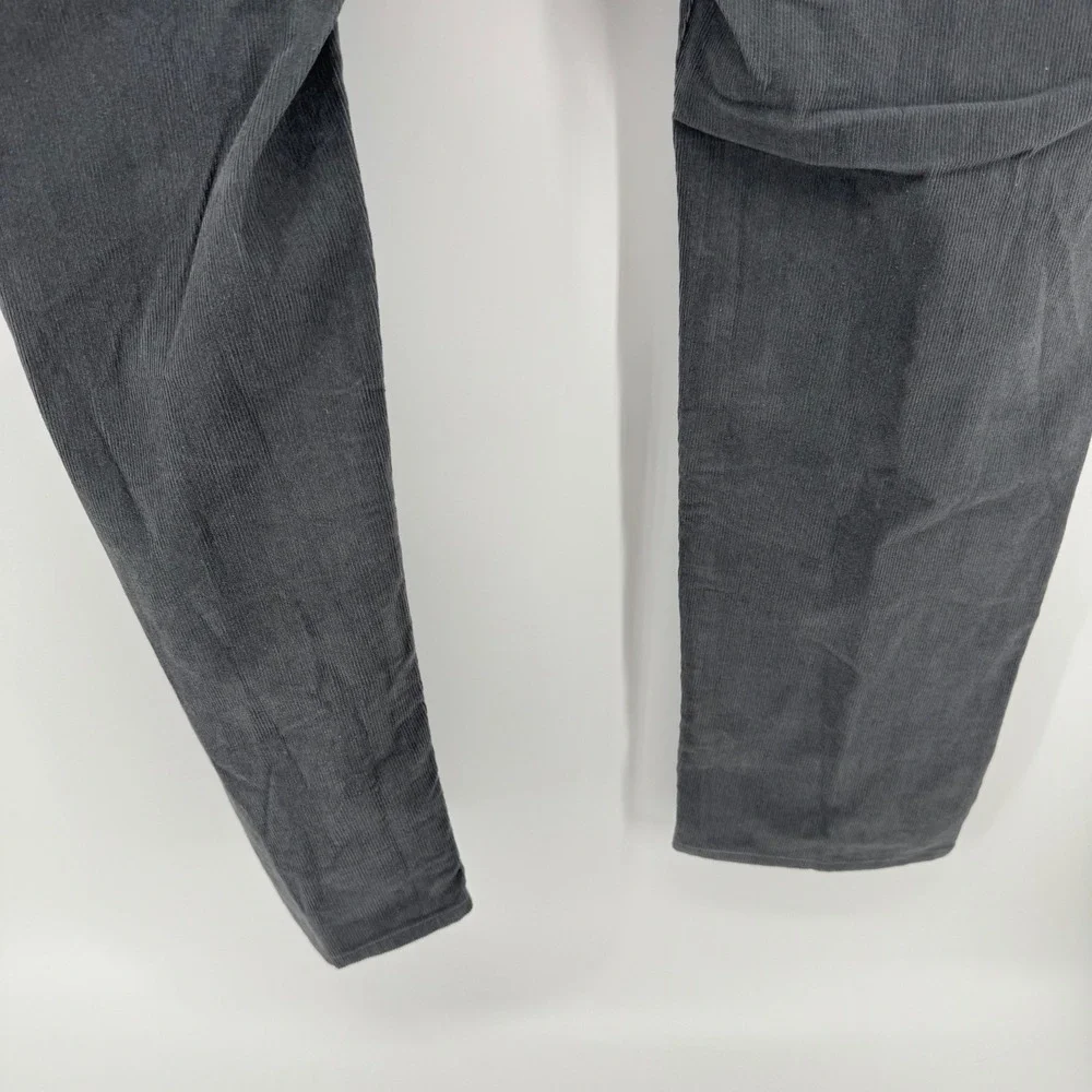 Todd Snyder Mens Slim Fit Corduroy Pants 38x32 Charcoal Grey Stretch 5-Pocket
